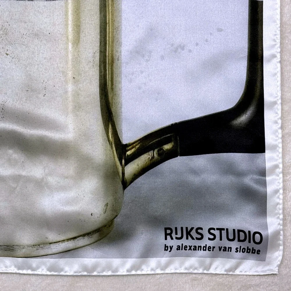 Rijksmuseum Silk Scarf Alexander van‎ Slobbe Art Print Square 46